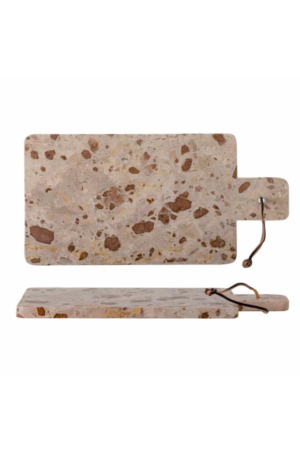 Bloomingville Nukaka Cutting Board, Brown, Marble