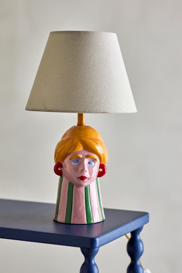 Bloomingville Miss Jody Table lamp, Multi, Stoneware