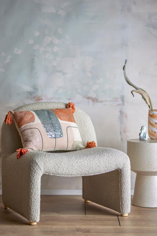 Bloomingville Lanzo Cushion, Multi, Cotton