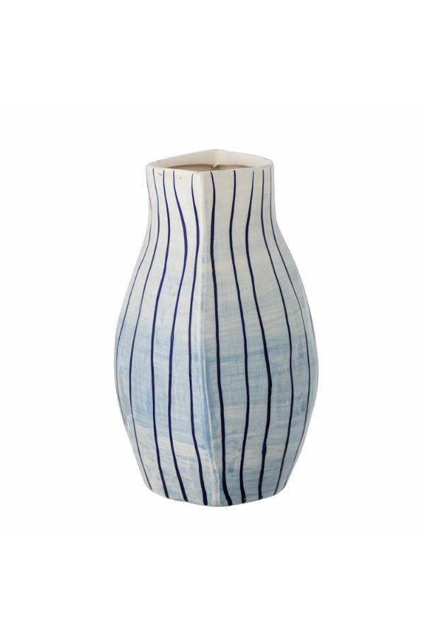 Bloomingville Esra Vase, Blue, Stoneware