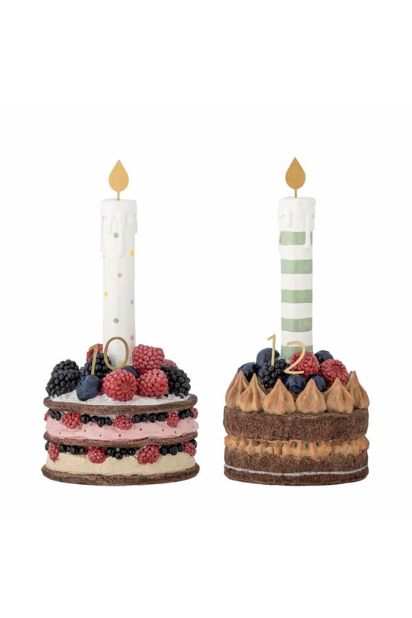 Bloomingville Hooray Birthday Decoration, Multi, Polyresin