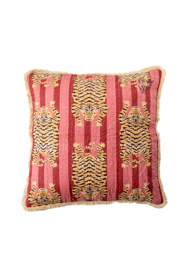 Bloomingville Poirino Cushion, Pink, Cotton