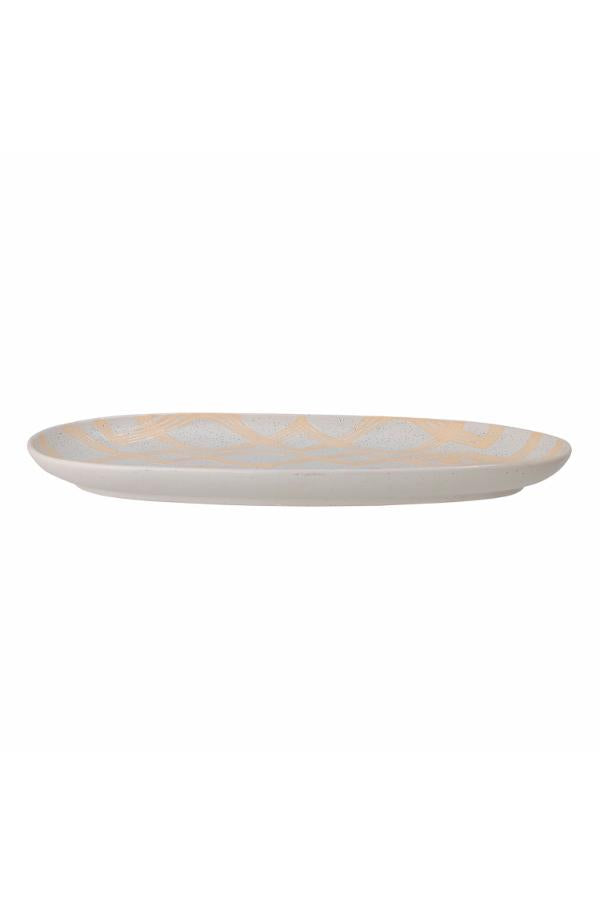 Bloomingville Newa Tray, Nature, Stoneware