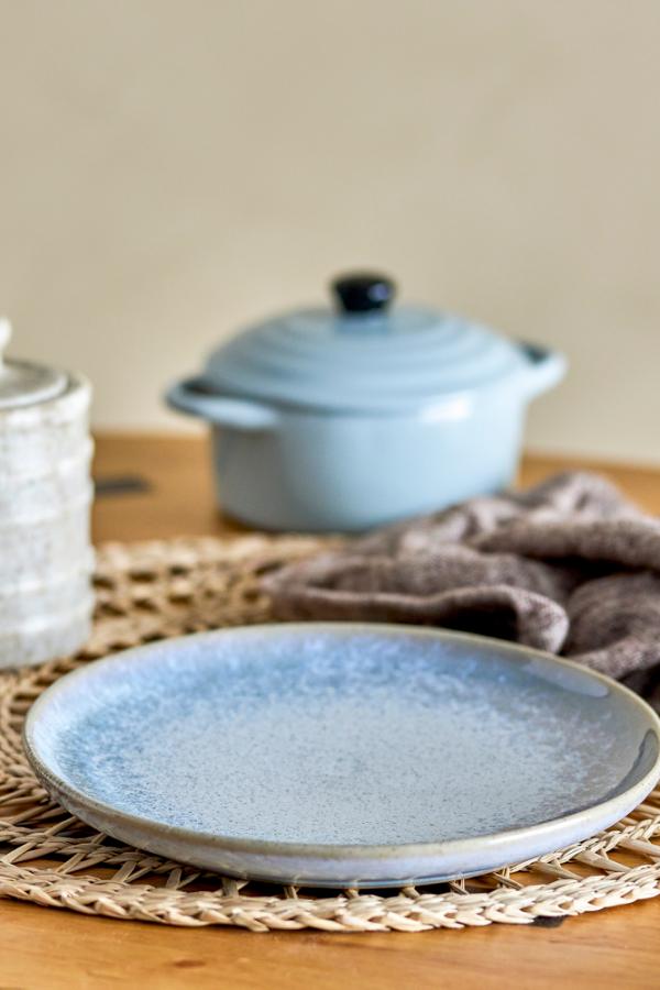 Bloomingville Paula Breakfast Set, Blue, Stoneware