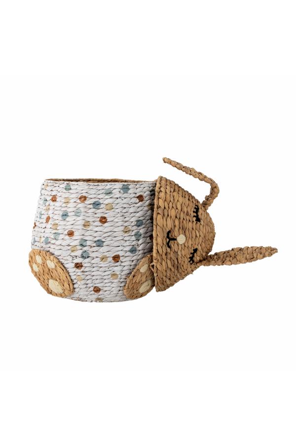 Bloomingville Mini Villja Basket w/Lid, Multi, Water Hyacinth