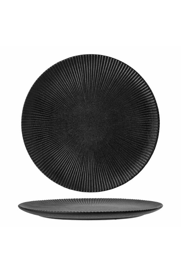 Bloomingville Neri Plate, Black, Stoneware