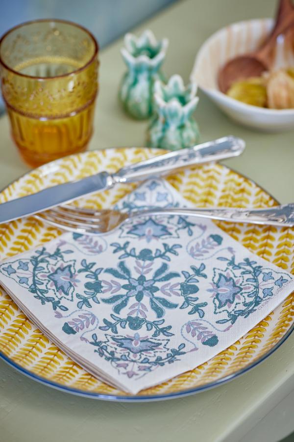 Creative Collection Alvira Napkin, Blue, FSC®Mix, Paper