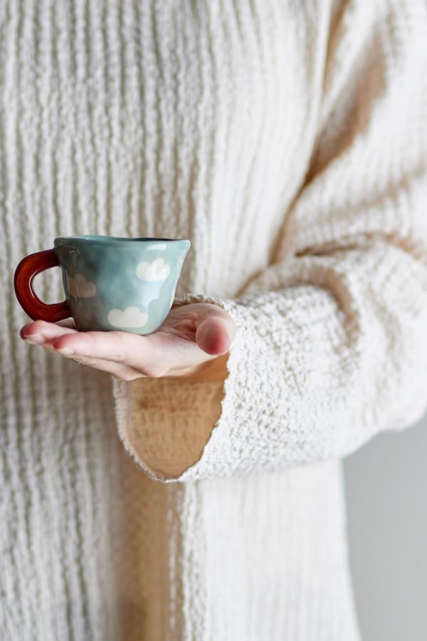 Bloomingville Mini Nini Cup, Blue, Stoneware
