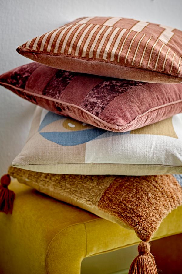 Bloomingville Kosar Cushion, Brown, Cotton