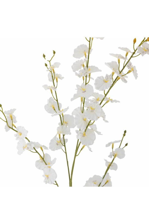 Bloomingville Orchid Stem, White, Artificial Flowers