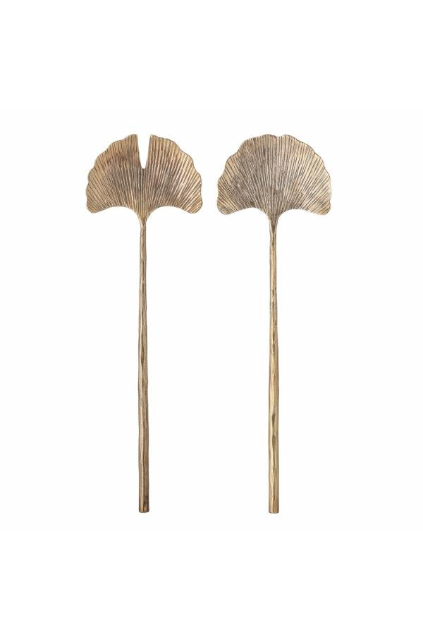 Creative Collection Lyas Salad Servers, Brass, Metal