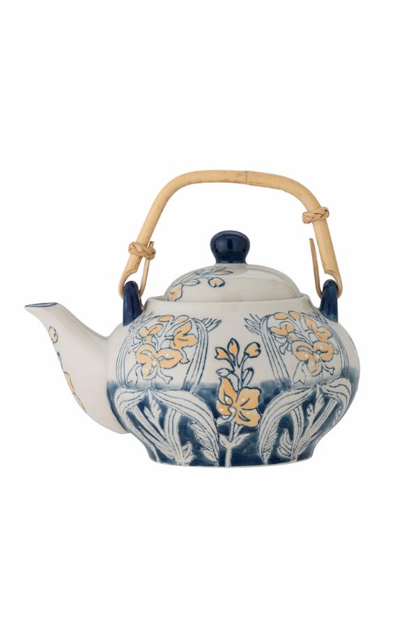 Creative Collection Myah Teapot w/Teastrainer, Multi, Stoneware