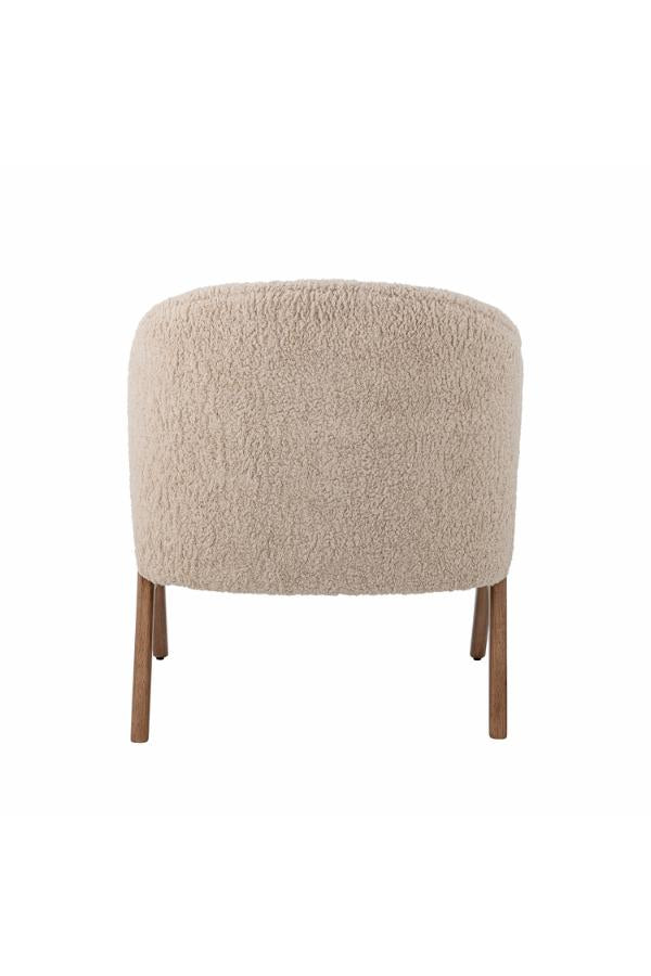 Bloomingville Camino Lounge Chair, Nature, FSC®100%, Rubberwood