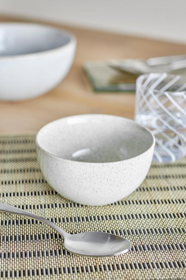 Bloomingville Addison Bowl, White, Stoneware