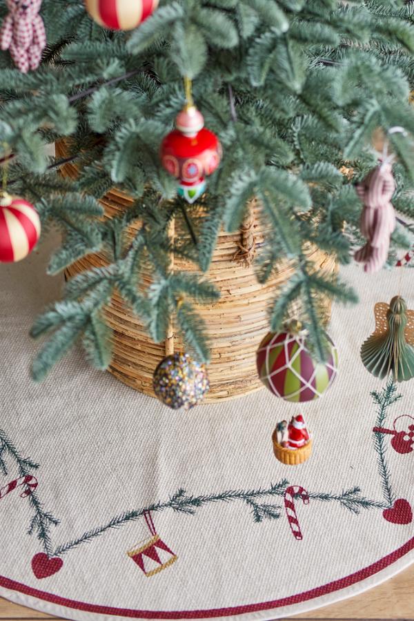 Bloomingville Yule Tree Rug, Nature, Cotton