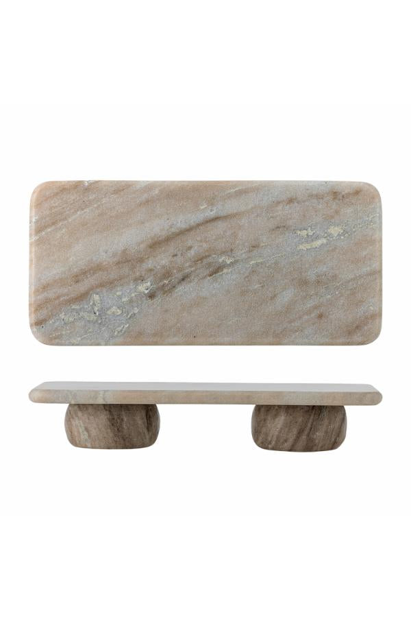 Bloomingville Fatin Pedestal, Grey, Marble