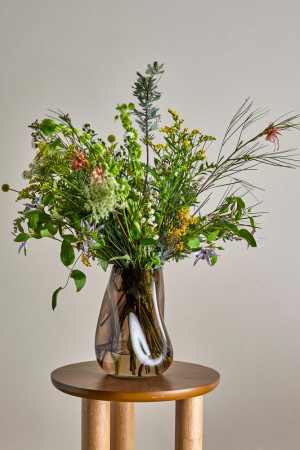 Bloomingville Ingolf Vase, Brown, Glass