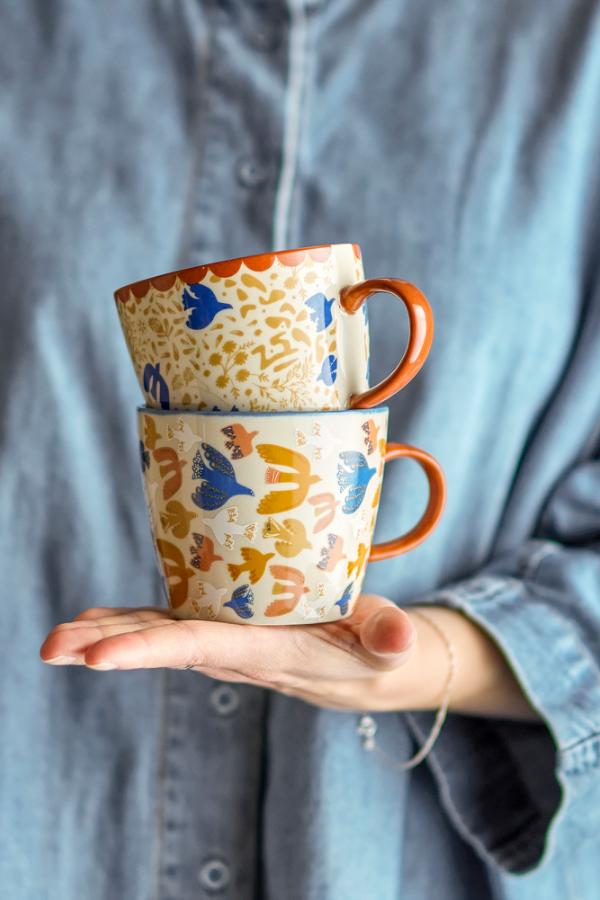 Bloomingville Anniversary Mug, Multi, Stoneware