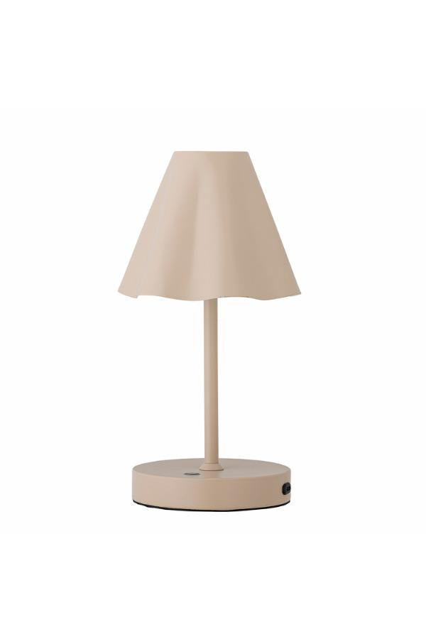 Bloomingville Lianna Portable Lampe, Rechargeable, Nature, Metal