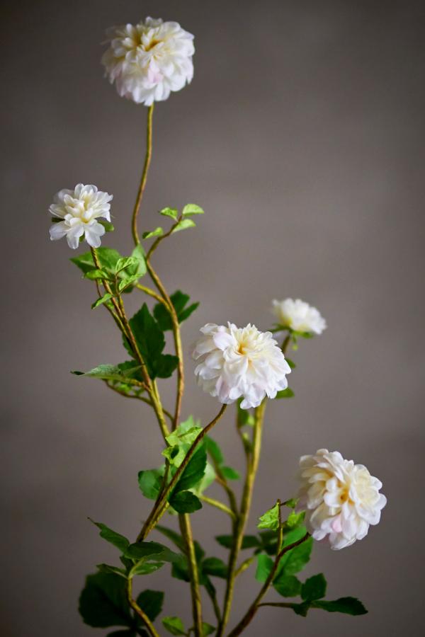 Bloomingville Chrysantemum Stem, White, Artificial Flowers