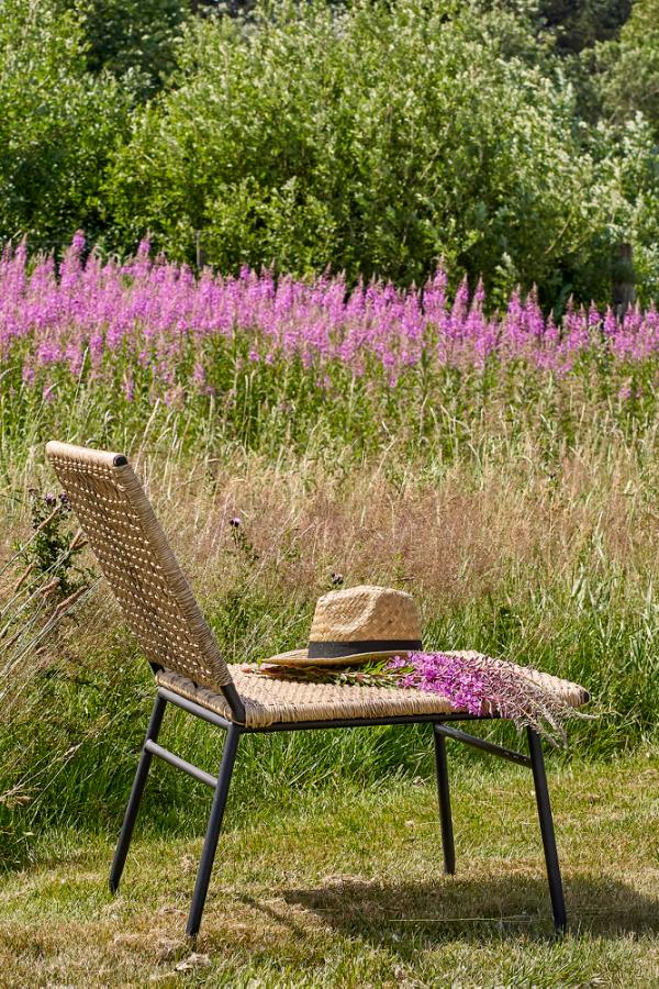 Bloomingville Vallone Lounge Chair, Nature, Polyrattan