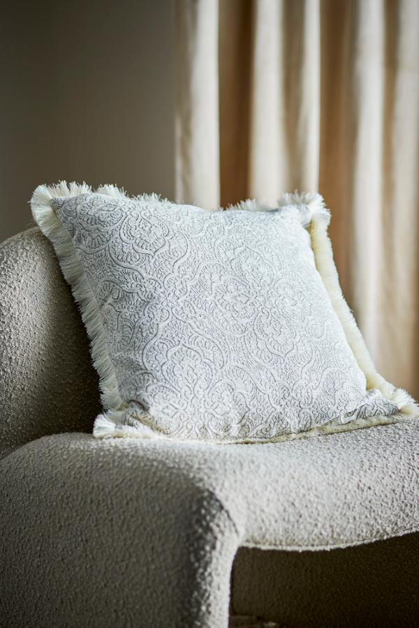 Bloomingville Cabrie Cushion, Nature, Polyester