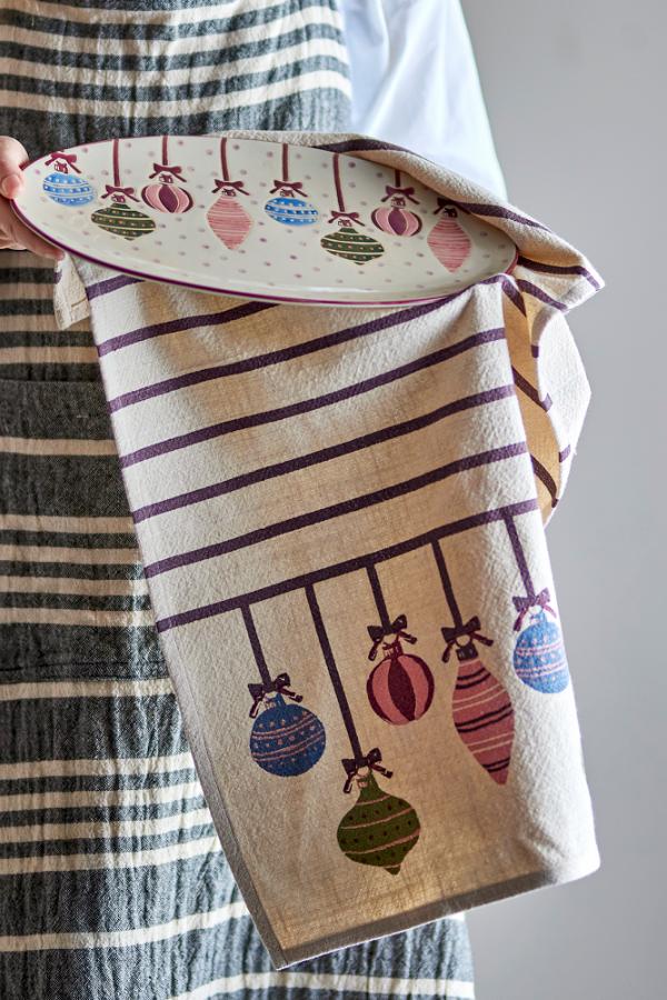 Bloomingville Ornamentia Kitchen Towel, Multi, Cotton OEKO-TEX®