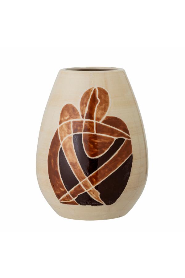 Bloomingville Jona Vase, Brown, Stoneware