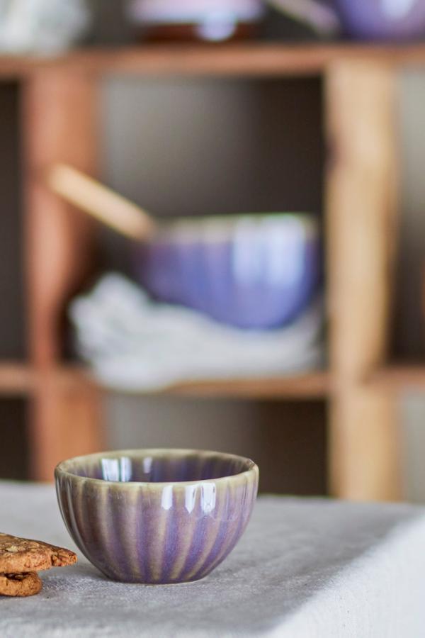 Bloomingville Latina Bowl, Purple, Stoneware