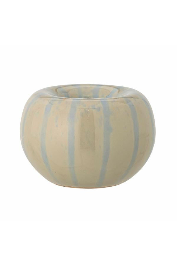 Bloomingville Agate Votive, Yellow, Stoneware