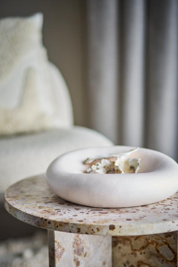 Bloomingville Audra Bowl, White, Stoneware