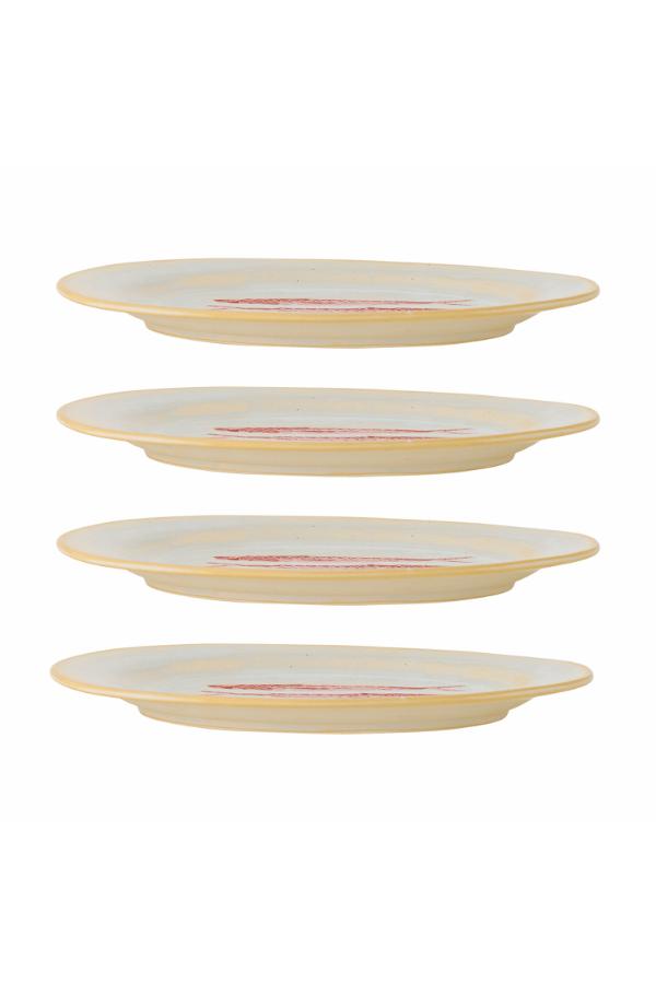 Creative Collection Hadden Plate, Red, Stoneware