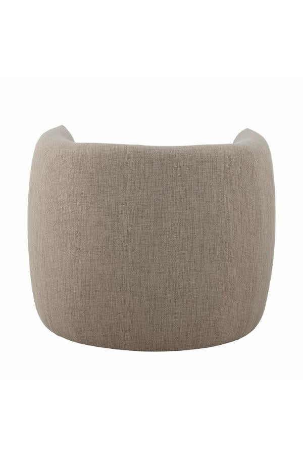 Bloomingville Bacio Lounge Chair, Nature, Recycled Polyester