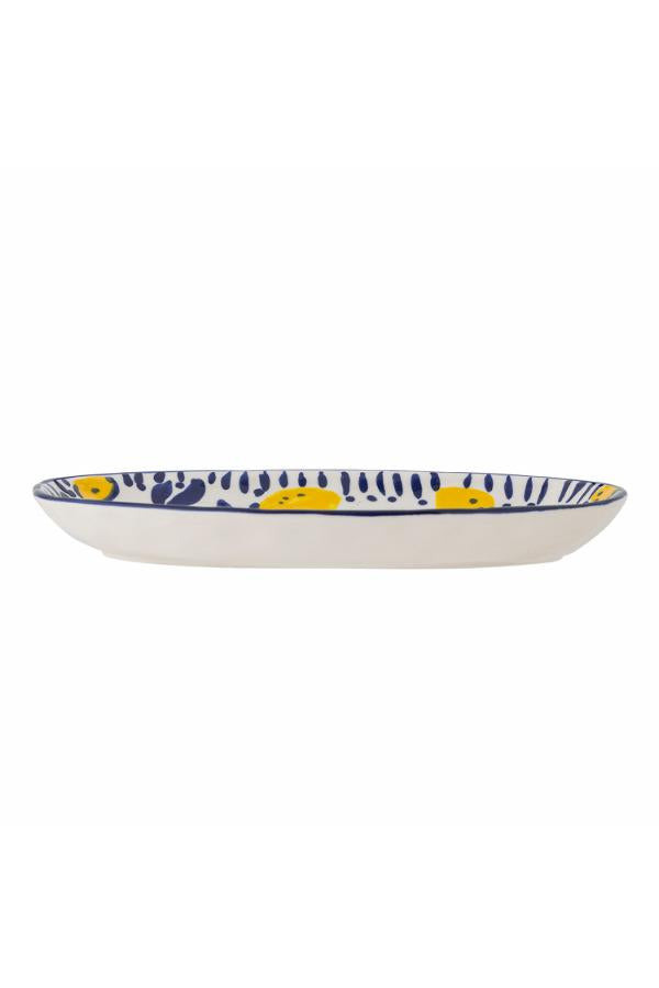 Creative Collection Maxima Serving Plate, Blue, Stoneware