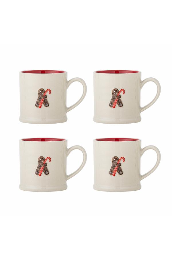 Bloomingville Kenai Cup, Red, Stoneware
