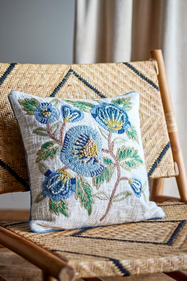 Creative Collection Hanna Cushion, Multi, Cotton