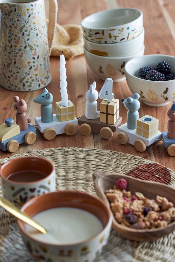 Bloomingville Mini Junaid Birthday Decoration, Multi, FSC®100%, MDF
