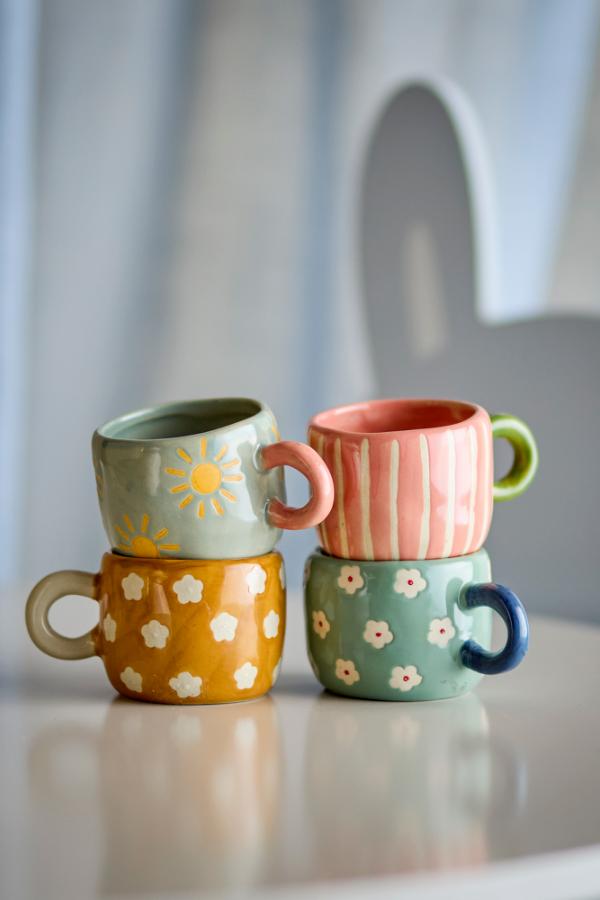Bloomingville Nini Cup, Multipack, Multi, Stoneware