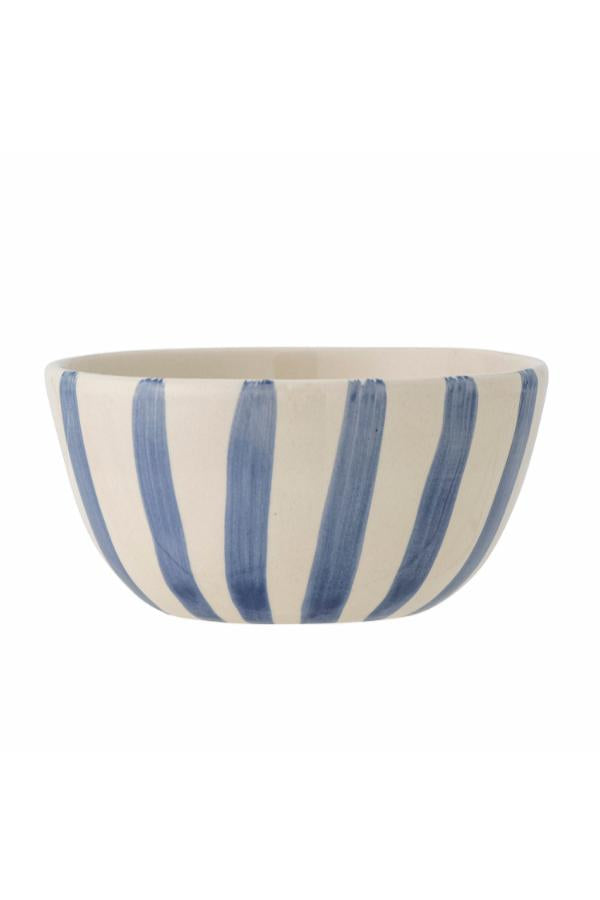 Creative Collection Begonia Bowl, Blue, Stoneware