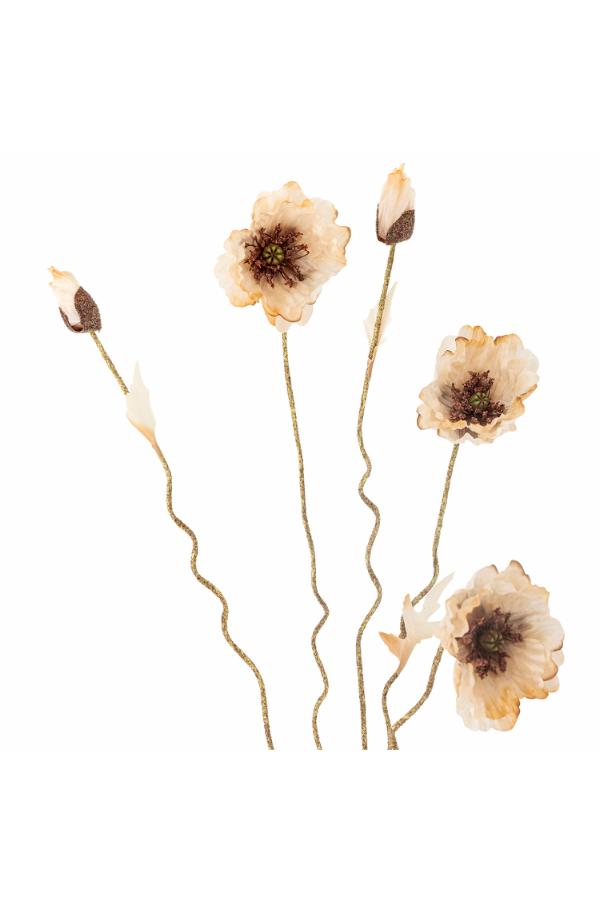 Bloomingville Poppy Stem, Nature, Artificial Flowers