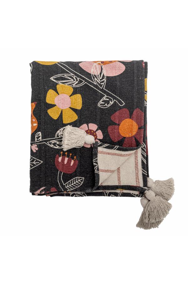 Bloomingville Vivielle Throw, Multi, Recycled Cotton