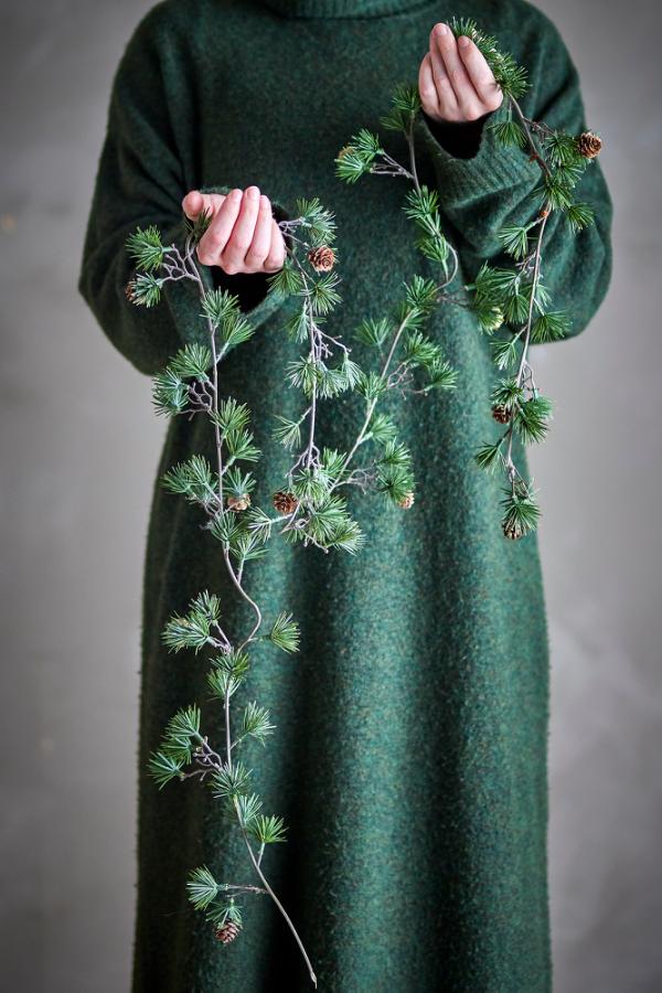 Bloomingville Cedar Garland, Green, Artificial Flowers