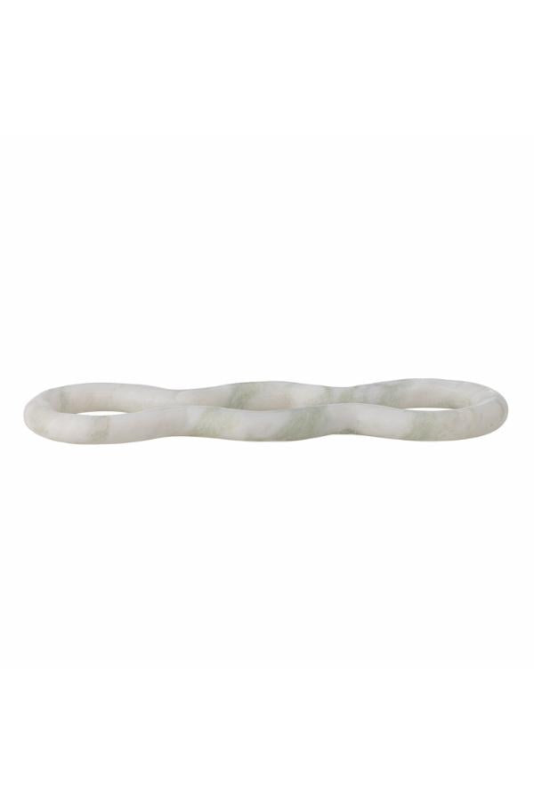 Bloomingville Vivien Trivet, Green, Marble