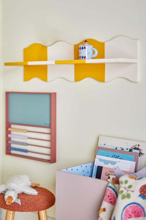 Bloomingville Mini Bubbi Shelf, Yellow, MDF