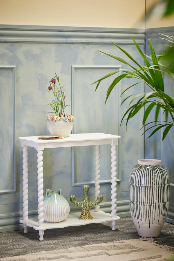 Creative Collection Bia Console Table, White, MDF
