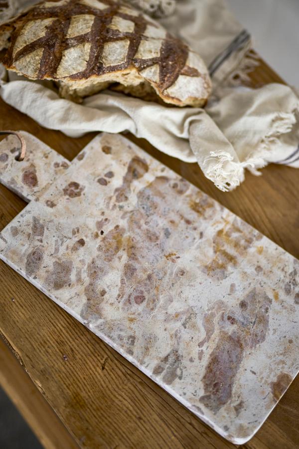 Bloomingville Nukaka Cutting Board, Brown, Marble