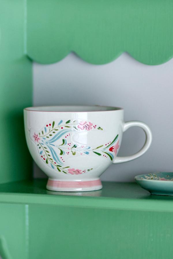 Creative Collection Rosalynde Mug, White, Stoneware