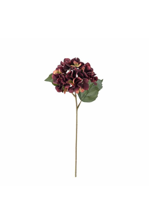 Bloomingville Hydrangea Stem, Purple, Artificial Flowers