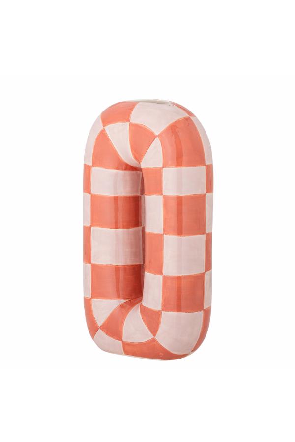 Bloomingville Mae Vase, Orange, Ceramic