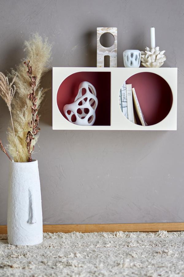Bloomingville Graphia Bookcase, White, MDF